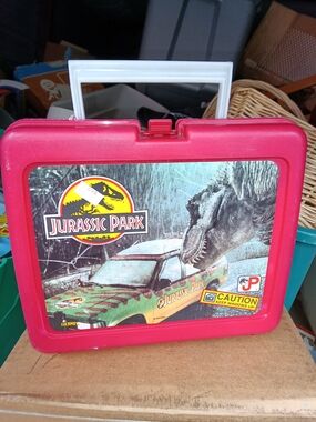 Vintage 1992 Jurassic Park Lunchbox New Old Stock Hard To Find Recalled